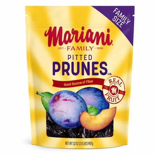 Mariani | Ciruelas pasas sin hueso | Frutas secas | Aperitivo saludable, vegano y sin gluten para niños y adultos | Sin azúcar añadido | 32 onzas