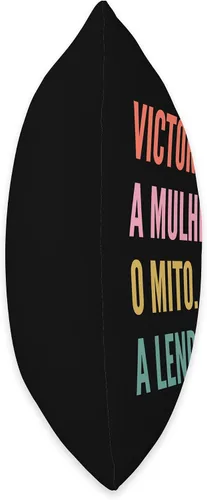 Miniatura 2 de Funny Portuguese First Name Design - Victorya Throw Pillow