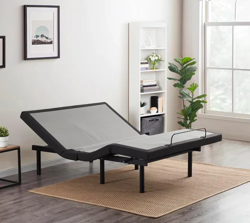 Miniatura 20 de Nestl Marco de Cama Ajustable, Marco de Cama de Masaje Ajustable de Espacio Cero, Base de Cama Ajustable con Masaje de Cabeza y Pies, Control Remoto
