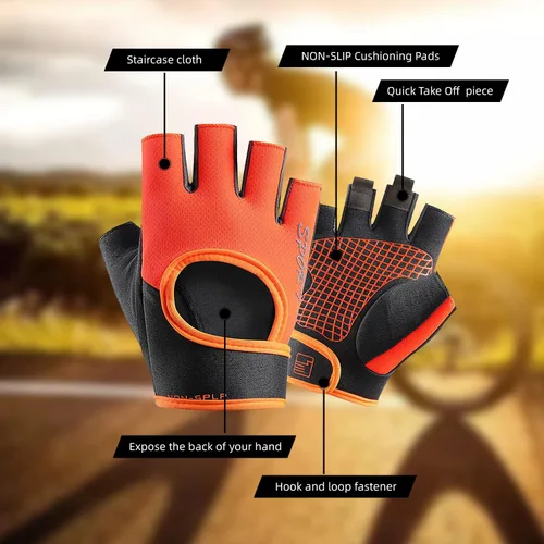 Miniatura 4 de Guantes de bicicleta para hombre, guantes de ciclismo, guantes de bicicleta para hombre, guantes de bicicleta de montaña, guantes de ciclismo