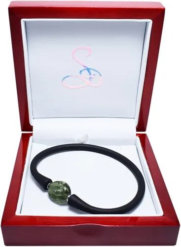Miniatura 2 de Pulsera Piedra Moldavita por Stones Desire
