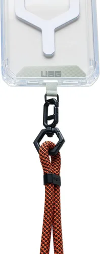 Miniatura 8 de URBAN ARMOR GEAR UAG - Cordón cruzado para teléfono, correa de paracaídas ajustable de 0.394 in/0.276 in, civil Ocre/negro