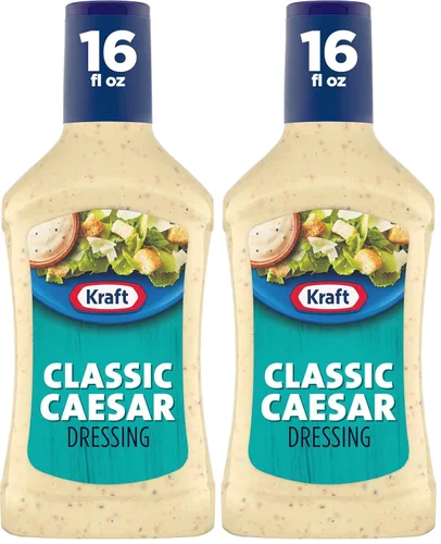 Miniatura 10 de Kraft Aderezo clásico para ensalada César (botellas de 16 onzas líquidas, paquete de 6)