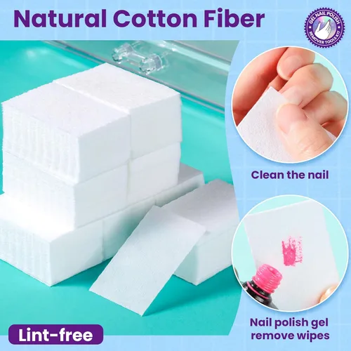 Miniatura 4 de Kit de herramientas para quitar esmalte de uñas de gel con clips de uñas de plástico, botella removedor de esmalte de uñas de 3.4 fl oz, toallitas