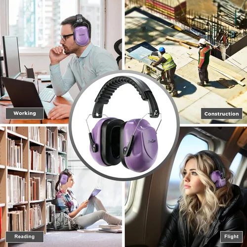Miniatura 85 de ProCase NRR 28dB Noise Reduction Ear Muffs, Foldable Adjustable Noise Cancelling Headphones