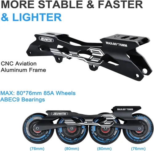 Miniatura 3 de Patines en línea para mujeres y hombres, cuchillas de calle al aire libre, para adultos, hombres y mujeres, patines profesionales de fitness unisex