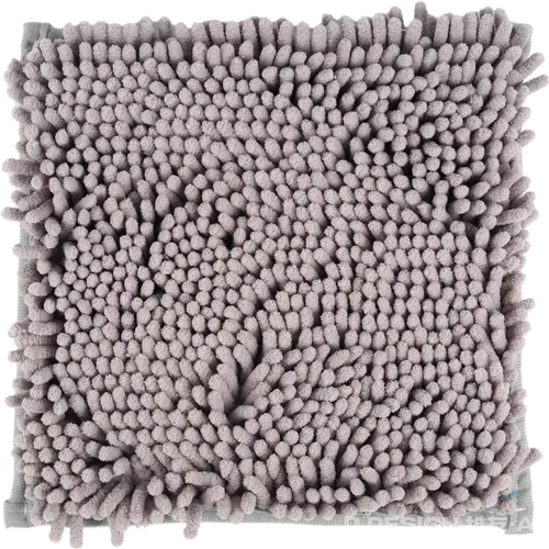 Miniatura 13 de Alfombra escolar de chenilla, 100% microfibra, con parte trasera antideslizante para decoración de casillero (azul, 10 x 10 pulgadas)
