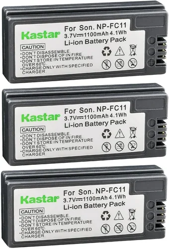 Miniatura 4 de Kastar Paquete de 1 batería NP-FC11 de 3.7 V 1100 mAh de repuesto para Sony Cybershot DSC-P5, Cybershot DSC-P7, Cybershot DSC-P8, Cybershot DSC-P8E