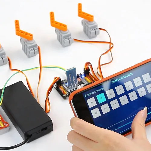 Miniatura 6 de Yahboom Controlador de servomotores RC de 16 canales, herramienta de centrado de controlador con protección contra sobrecorriente, 2 modos de Servo