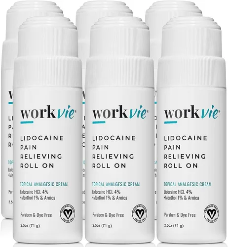Miniatura 9 de Lidocaine Roll On - Crema para aliviar el dolor (1), segura para pieles sensibles, loción de máxima fuerza, para dolores nerviosos, rodillas