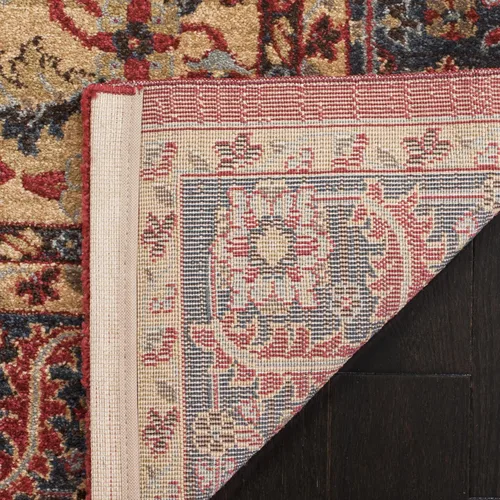 Miniatura 5 de SAFAVIEH Mahal Collection - Alfombra de pasillo, 2 pies 2 pulgadas x 6 pies, azul marino y rojo, diseño oriental tradicional, no desprende pelusa