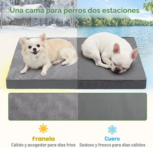 Miniatura 5 de Cama impermeable para perros pequeños, almohadilla para jaula de 24 pulgadas, cama ortopédica lavable para cachorros con funda extraíble reversible