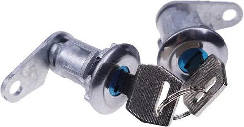 Miniatura 4 de JZGRDN Par de llaves de cilindro de cerradura de puerta 5070001 DL15504 compatibles con Ford E150 E250 E350 E100