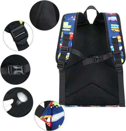 Miniatura 5 de Mochila preescolar para niños para escuela primaria Camión Marina S Computadora portátil