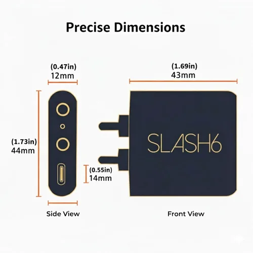 Miniatura 11 de Slash Receptor de audio Bluetooth de 6 alta resolución para estéreo doméstico, adaptador inalámbrico audiófilo con ESS Quad DAC (ES9219), entrada