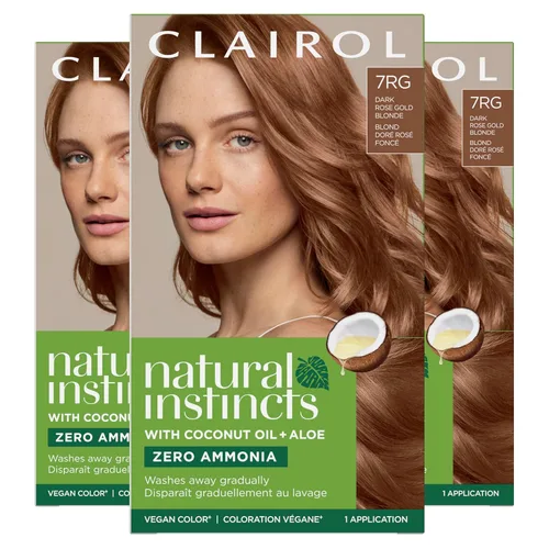 Miniatura 55 de Clairol Natural Instincts - Tinte semipermanente para el cabello, color negro azul 2BB, paquete de 1 unidad 2BB Azul Negro