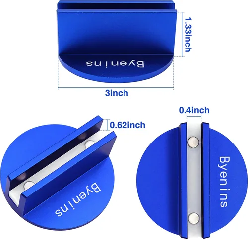 Miniatura 6 de Almohadilla Magnética Universal Grande de Aluminio Ranurada para Gato, Protector de Riel del Bastidor Compatible con la Mayoría de Gatos