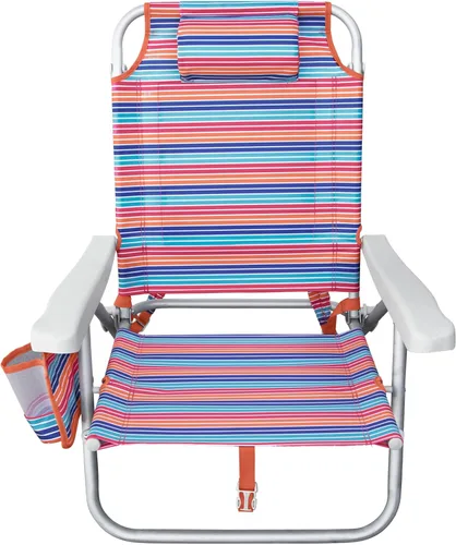 Miniatura 3 de Hurley - Silla de playa de lujo estilo mochila, tamaño único, sorbete