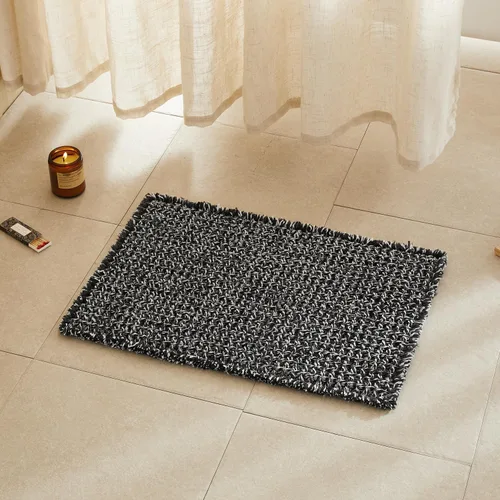 Miniatura 159 de TYUU Tapete de baño estilo gofre, tapete de baño bohemio, antideslizante, lavable, súper absorbente, de secado rápido, bonito tapete de baño