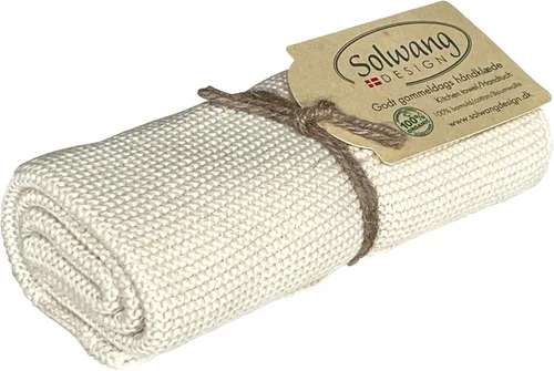 Miniatura 35 de Solwang Toallas de mano de cocina de algodón danés 100% algodón orgánico, hechas en la India (amarillo brillante orgánico)