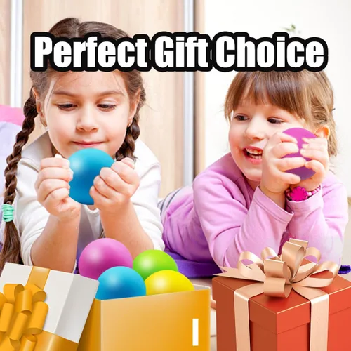 Miniatura 5 de Juguetes de bolas antiestrés que cambian de color, juguetes sensoriales para apretar, bolas blandas para adolescentes, niños y adultos, bolas