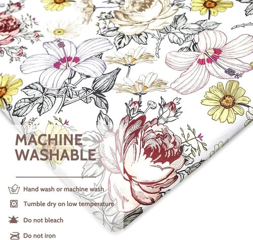 Miniatura 8 de Sábana de moisés, algodón jersey para bebé, niño/niña, sábanas bajeras flexibles para la mayoría de colchones de moisés Boho floral