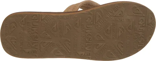 Miniatura 4 de Quiksilver Men's Carver Suede 3 Point Flip Flop Athletic Sandal
