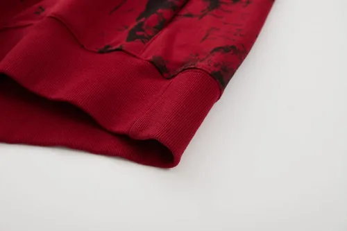Miniatura 7 de KLIEGOU Sudadera con capucha de teñido anudado para hombre
