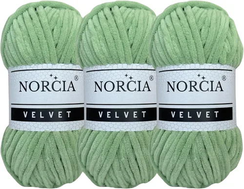 Miniatura 71 de Hilo de terciopelo suave para ganchillo súper voluminoso para manta de bebé de 3.53 oz (74.3 yardas) para tejer hilo amigurumi para tejer ganchillo