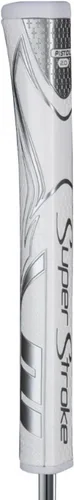 Miniatura 3 de SuperStroke Zenergy Pistol Golf Putter Grip Blanco/Plata