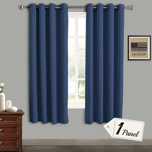 Miniatura 32 de Rose Home Fashion Cortinas opacas para puerta corrediza, oscurecimiento de la habitación, cortinas con aislamiento térmico para sala de estar