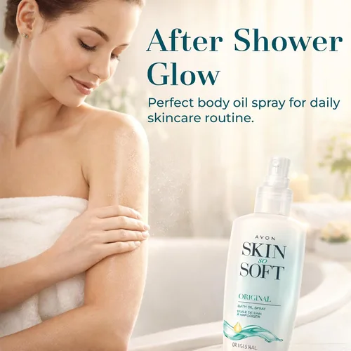 Miniatura 6 de AVON Skin So Soft - Spray de aceite de baño original con bomba, 5 onzas líquidas