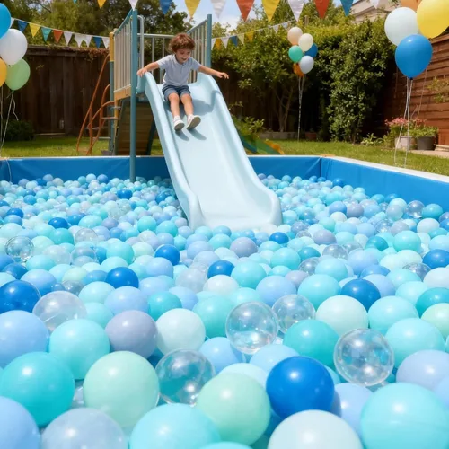 Miniatura 5 de GOGOSO Pelotas para niñas y niños pequeños para casa de juegos, piscina para bebés, centros de diversión, para bebés, niños, niños pequeños de 1 a 3