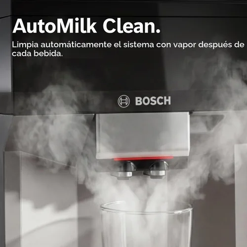 Miniatura 10 de Bosch 500 Series Máquina espresso y de café completamente automática – Panel de control táctil, manguera de leche, molinillo de cerámica, utiliza
