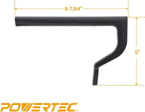Miniatura 2 de POWERTEC Abrazaderas rápidas de 8 pulgadas para agujero de perro de banco de 3/4 pulgadas, se adapta a la mesa de trabajo MFT, carpintería con mazo