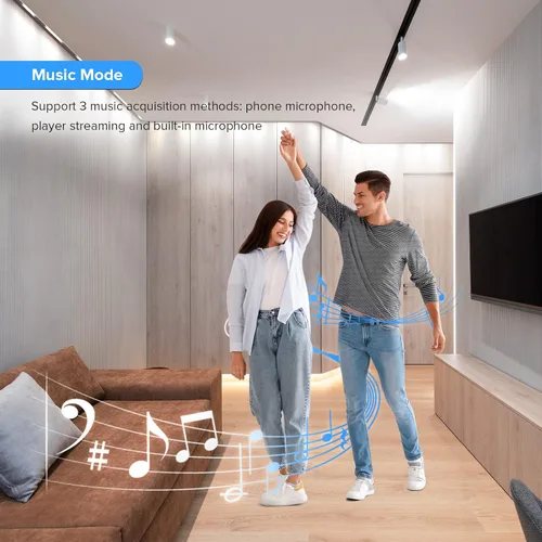 Miniatura 6 de SEZO SP636E Música de un solo color Bluetooth SPI LED controlador dinámico efecto de luz blanca para FCOB IC LED Strip Trabajo con panel táctil