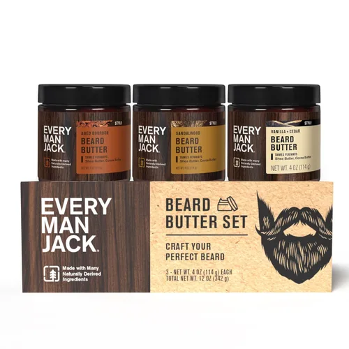 Miniatura 15 de Every Man Jack Mantequilla para Barba - Fragancia Sutil de Sándalo - Hidrata y Estiliza las Barbas Secas y Rebeldes Mientras Alivia la Picazón