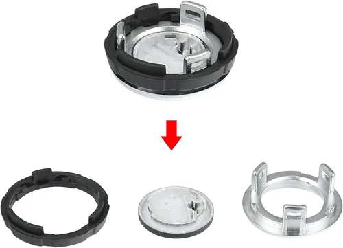 Miniatura 5 de X AUTOHAUX Pomo de control de calefactor HVAC A/C Interruptor de control de aire acondicionado Botón de perilla 61319393931 apto para BMW 5 6 7