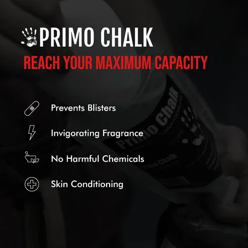 Miniatura 2 de Primo Chalk Deja de arruinar tus manos, la forma en que debería ser la tiza de escalada y elevación. Cambia a Primo Gym Chalk y experimenta