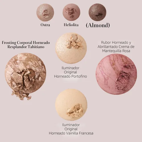 Miniatura 4 de LAURA GELLER NEW YORK Lo Mejor de lo Mejor Paleta Horneada - Tamaño Completo - Incluye Bronceador, Rubor, 2 Iluminadores y 3 Sombras de Ojos - Apto