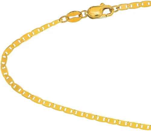 Miniatura 2 de JewelStop - Cadena de oro amarillo macizo de 10 quilates (0.067in), color amarillo