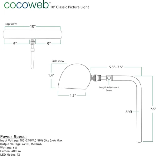 Miniatura 2 de Variación ALEDV de conector Bronce (mahogany bronze)