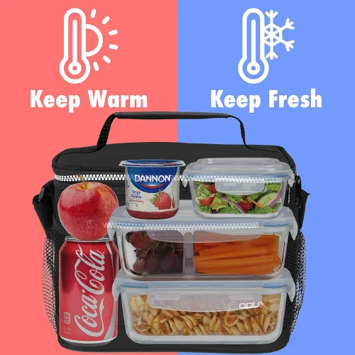 Miniatura 2 de opux Lonchera térmica para hombres y mujeres, bolsa de almuerzo para el trabajo y la escuela, a prueba de fugas, hielera suave tipo tote
