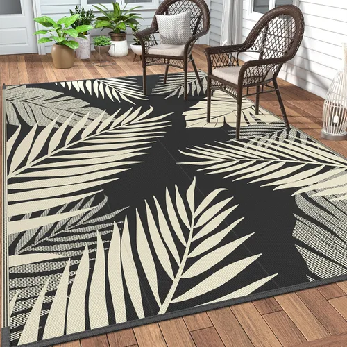 Miniatura 69 de GENIMO - Tapete reversible e impermeable para patios y exteriores, oferta, paja de plástico, para áreas grandes, campamentos, RV, pícnics, terrazas