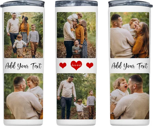 Miniatura 8 de Vaso personalizado con nombres, taza personalizada con foto, taza personalizada con imagen, taza de café personalizada con imagen personalizada