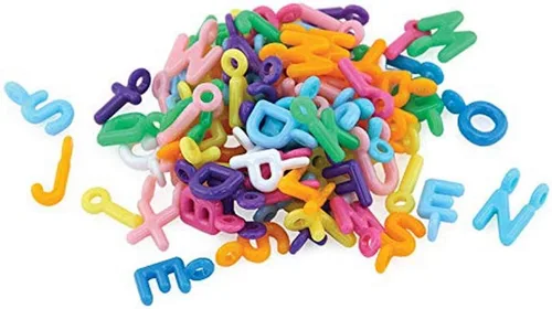 Miniatura 2 de Hygloss Productos 68060 ABC Cuentas & Charms 60 Charms, 60 Piezas