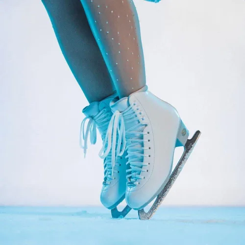 Miniatura 2 de Riedell Crystal - Patines de hielo para adultos para mujeres y hombres, patines de hielo elegantes y competitivos con forro Dri-Lex que absorbe