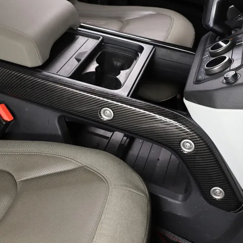 Miniatura 6 de TINKI 2 piezas de plástico ABS para decoración de consola central de automóvil para Land Rover Defender 110 accesorios 2020 2021 2022 piezas