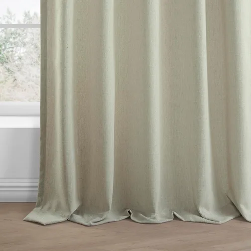 Miniatura 8 de HPD Half Price Drapes - Cortinas básicas de lino sintético de 84 pulgadas de largo, par de 2 paneles - 50 pulgadas de ancho x 84 pulgadas de largo
