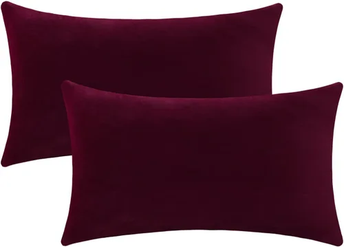 Miniatura 60 de Jeneoo Cómodas fundas de almohada de terciopelo suaves y gruesas para niños, para sofá, fundas de cojín decorativas sólidas cuadradas para Lavanda